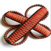 Happy Jeepinit Paracord Roll Bar Grab Handles for Wranglers - Burnt Orange view 2