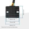 GOOFIT 6 Pin DC Voltage Regulator Rectifier for 50cc 70cc 90cc 125cc 150cc 200cc 250cc Scooter view 2