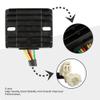 GOOFIT 6 Pin DC Voltage Regulator Rectifier for 50cc 70cc 90cc 125cc 150cc 200cc 250cc Scooter view 3