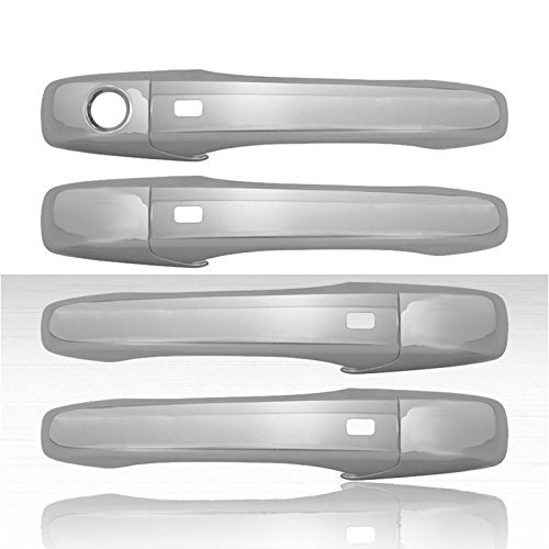 4dr Door Handle Cover Set w/Smart Key for Jeep Grand Cherokee 11-21 -Chrome