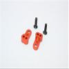GPM For Tamiya MF01X Upgrade Parts Aluminum Front Knuckle Steering Mount - 1Pr Set Orange view 1