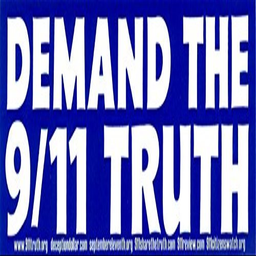 Peace Resource Project Demand The 9/11 Truth - Magnetic Bumper Sticker/Decal Magnet (9" X 3")
