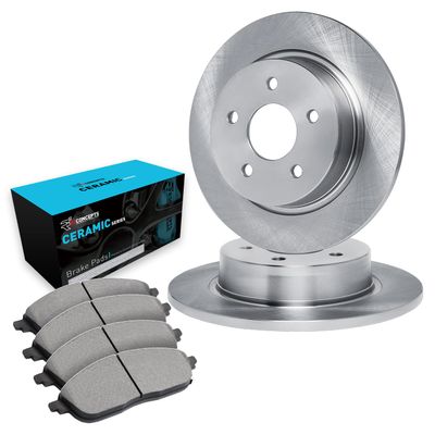R1 Concepts Front Brake Kit Fits 1975-1984 Volvo 242; 1975-1987 Volvo 244
