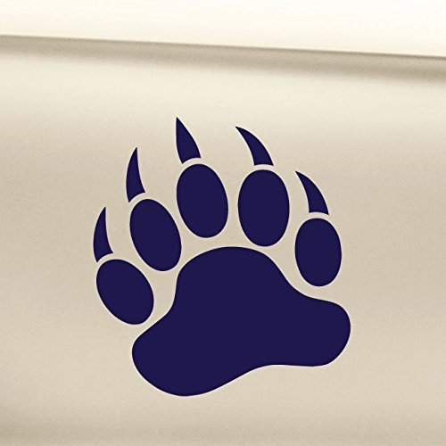 Nashville Decals Bear Paw Claw Vinyl Decal Laptop Car Truck Bumper Window Sticker - Navy