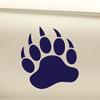 Nashville Decals Bear Paw Claw Vinyl Decal Laptop Car Truck Bumper Window Sticker - Navy view 1