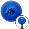 American Shifter 26825 Blue Metal Flake Shift Knob (Black Horse) view 1