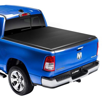 Lund Genesis Elite Tri-Fold Soft Folding Truck Bed Tonneau Cover | 958193 | Fits 2014 - 2018, 19 Legacy/Limited Chevy/GMC Silverado/Sierra 6' 7" Bed (78.8")