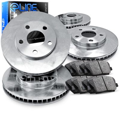 R1 Concepts Front and Rear Brake Kit Fits 2010-2011 Ford F-150