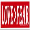 Peace Resource Project Love > Fear - Small Magnetic Bumper Sticker/Decal Magnet (6.25" X 1.75") view 1