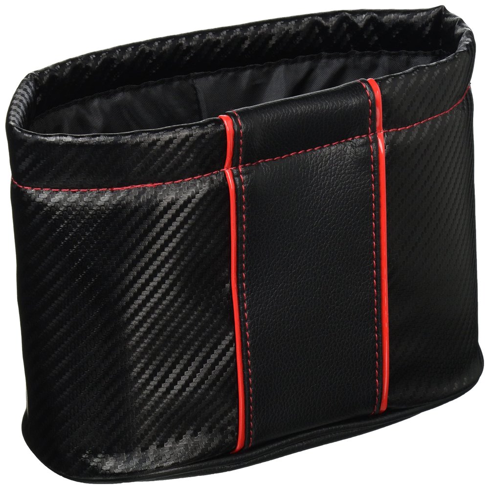Carmate Slim dust mini carbon style red with the trash to prevent tipping weight DZ329