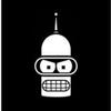 Crawford Graphix Futurama Bender Sticker Decal Car Window Wall MacBook Notebook Laptop (5.5" White) view 1