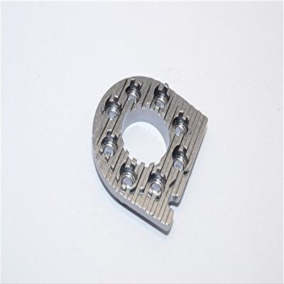 GPM For Tamiya TT-01 Upgrade Parts Aluminum Motor Mount Plate With Heat Sink - 1Pc Gray Silver