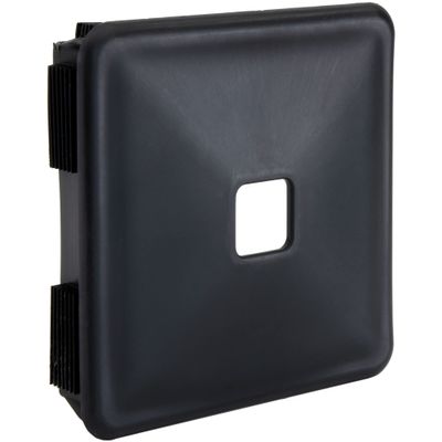 RecPro 4" RV Bumper End Caps | Black | 2 Pack