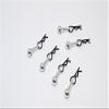 Body Clips + Aluminum Mount For 1/18 To 1/10 Models - 6Pcs Set Silver view 1