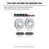 Power Sport Rear Brake Kit Fits 2000 Mercury Cougar view 2