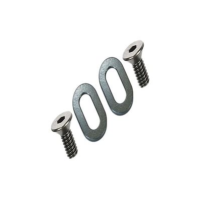 GPM For Kyosho Motorcycle NSR500 Upgrade Parts Aluminum Oval Washer For Gear Box - 2Pcs Gray Silver