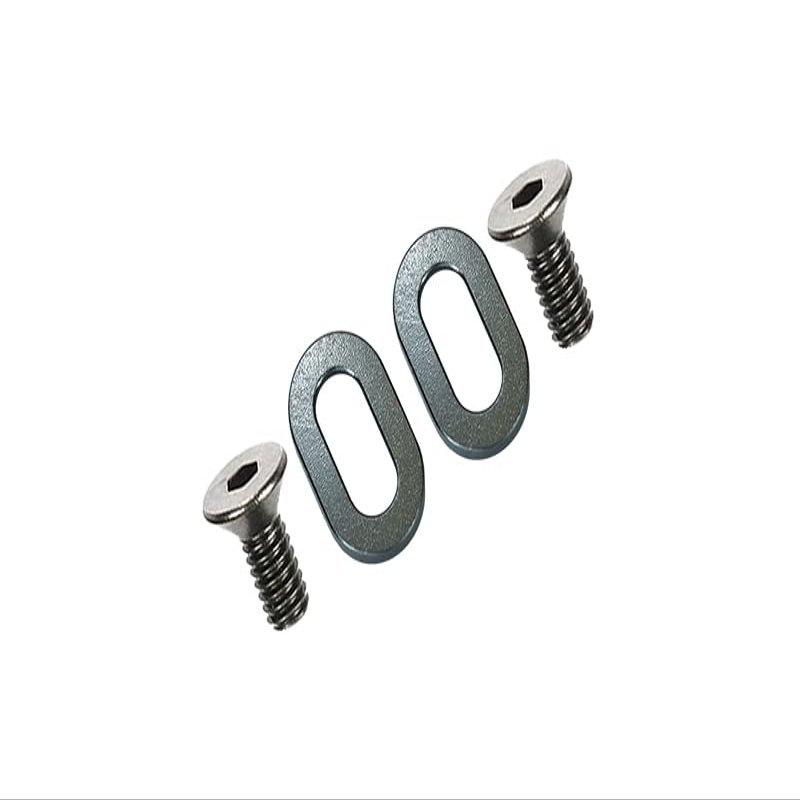 GPM For Kyosho Motorcycle NSR500 Upgrade Parts Aluminum Oval Washer For Gear Box - 2Pcs Gray Silver