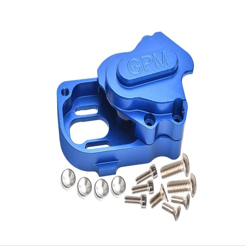 GPM For Kyosho Motorcycle NSR500 Upgrade Parts Aluminum Gear Box (Suitable For Modified Gear Ratio) - 1 Set Blue