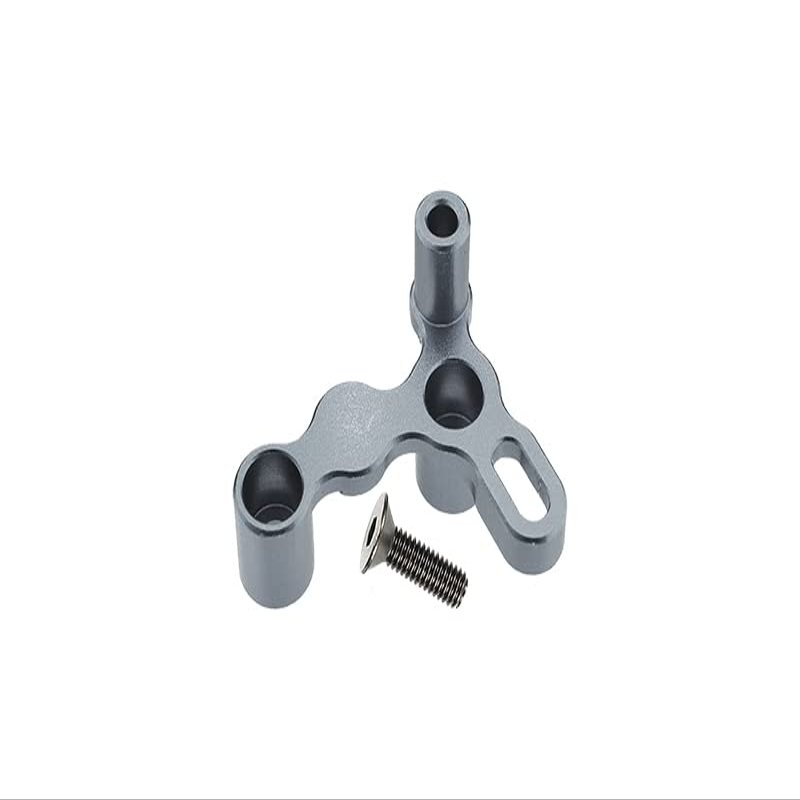 GPM For Kyosho Motorcycle NSR500 Upgrade Parts Aluminum Motor Connecting Mount - 1Pc Set Gray Silver