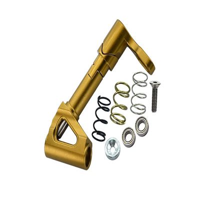 GPM For Kyosho Motorcycle NSR500 Upgrade Parts Aluminum Steering Post With Springs & Bearings - 1 Set Titanium
