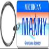 Accent on Engraving Personalized Michigan 1997 Replica License Plate Keychain view 1