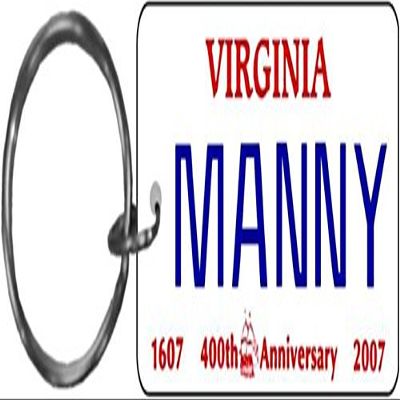 Accent on Engraving Personalized Virginia 2002 Replica License Plate Keychain