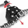 Jeremywell Roller Chain Tools Kit Fit #25#35#41#40#50#60 415H,428H, 520,530 Roller Chain, Holder/Puller+ Breaker/Cutter, Bicycle, Motorcycle view 2