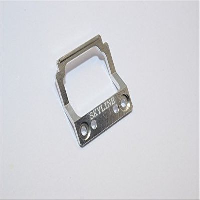 GPM For Kyosho Mini-Z AWD Upgrade Parts Aluminum Front Body Lock Plate For Skyline GT-R (R34) - 1Pc Silver