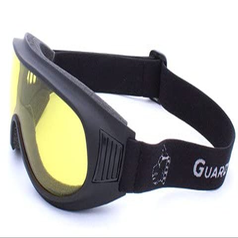 Guard-Dogs, Aggressive Eyewear Commander 1 Matte Black Smoke/Golden w/FogStopper 2 Lens Set