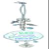 Cathedral Art Nurse Art Metal Car W/Charms On Silver Stretch Cord, One Size, Multi view 1