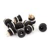 uxcell 10 Pcs Panel Mounting 3 Terminals 2.1mmx5.5mm Female Jack DC Socket view 1