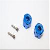 Aluminum Universal Hex Adapter 12mmx10mm - 2Pcs Set Blue view 1