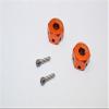 Aluminum Universal Hex Adapter 12mmx8mm - 2Pcs Set Orange view 1