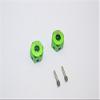 Aluminum Universal Hex Adapter 12mmx9mm - 2Pcs Set Green view 1