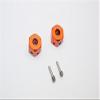 Aluminum Universal Hex Adapter 12mmx9mm - 2Pcs Set Orange view 1
