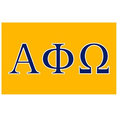 Alpha Phi Omega Flag Decal Sticker