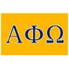 Alpha Phi Omega Flag Decal Sticker view 1