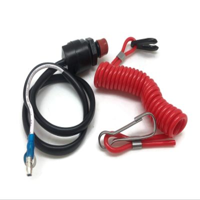 Boat Motor Emergency Safety Stop Switch Assy For Yamaha Outboard 6E9-82575 6H4-82575-00 63V-82575 Stopswitch 2/4-stroke Engine