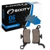 Sixity Q6 Front Organic Brake Pads for Yamaha YW125 Zuma 125 Y Z 2009-2014 view 1
