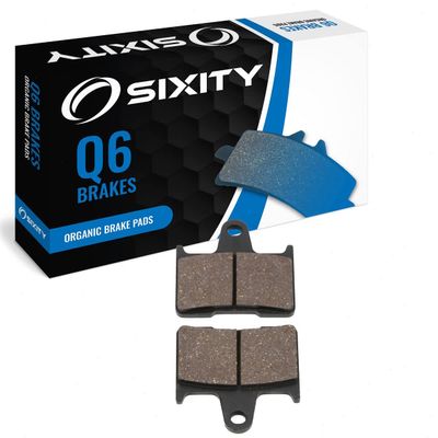 Sixity Q6 Rear Organic Brake Pads for Suzuki GSX-R750 K4 K5 XK5 2004-2005