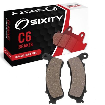 Sixity C6 Front Ceramic Brake Pads for Honda VT1300CTA Interstate 2011-2015