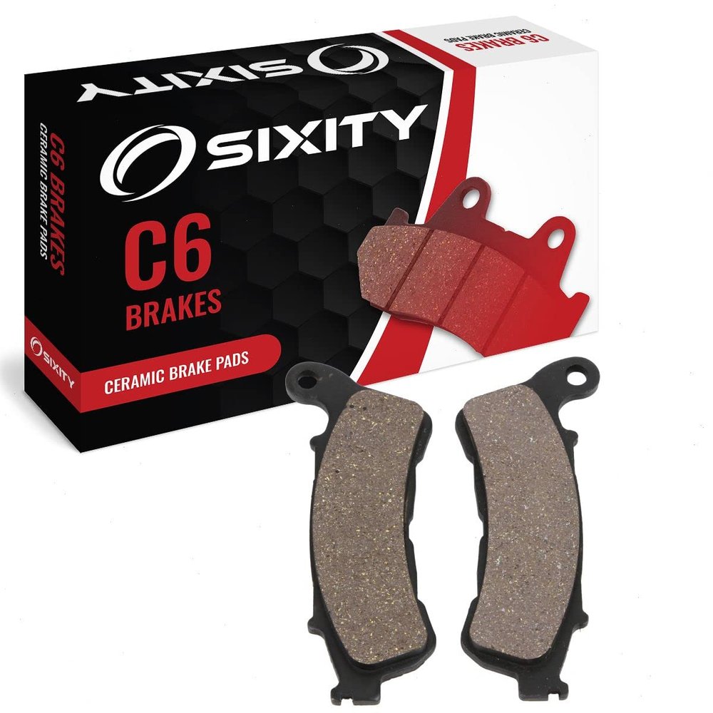 Sixity C6 Front Ceramic Brake Pads for Honda VT1300CTA Interstate 2011-2015