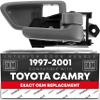 T1A Interior Front or Rear Passenger Door Handle Repalcement - Compatible with 2002-2006, Toyota, Camry - Gray (Sage), Plastic - OEM 69205AA021B2, 69283AC010C0, 92895 view 1