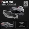 T1A Interior Front or Rear Passenger Door Handle Repalcement - Compatible with 2002-2006, Toyota, Camry - Gray (Sage), Plastic - OEM 69205AA021B2, 69283AC010C0, 92895 view 2
