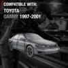 T1A Interior Front or Rear Passenger Door Handle Repalcement - Compatible with 2002-2006, Toyota, Camry - Gray (Sage), Plastic - OEM 69205AA021B2, 69283AC010C0, 92895 view 4