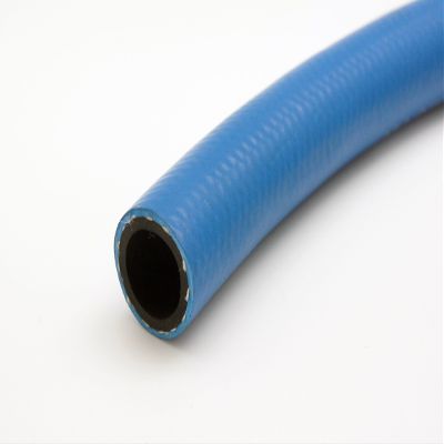 Autobahn88 Synthetic Rubber Push-On Hose with Polyester Braided and Chloroprene Elastomer Shielding for Air, Oil, Water, Coolant. Blue (AN4, 2 Feet)