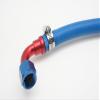Autobahn88 Synthetic Rubber Push-On Hose with Polyester Braided and Chloroprene Elastomer Shielding for Air, Oil, Water, Coolant. Blue (AN4, 2 Feet) view 3