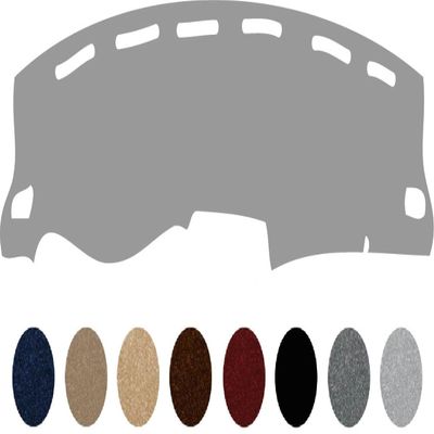 The ArtDeco Custom Made Carpet Dash Cover Fits for Honda Odyssey Dash Board Cover Mat Pad Fits 1999-2004 (Silver/Grey)