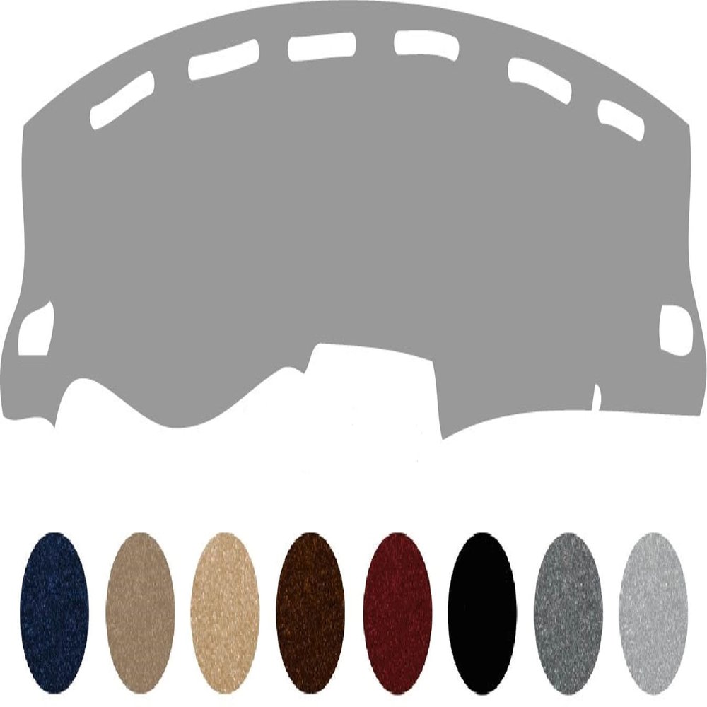 The ArtDeco Custom Made Carpet Dash Cover Fits for Honda Odyssey Dash Board Cover Mat Pad Fits 1999-2004 (Silver/Grey)