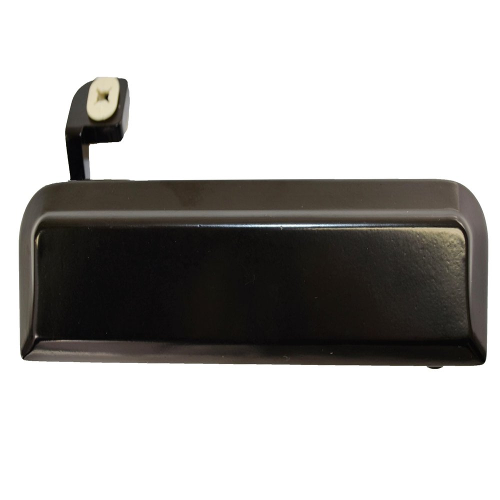 PT Auto Warehouse FO-3084S-RH - Outer Exterior Outside Door Handle, Smooth Black - Right Passenger Side, Replaces E3FZ6122404B